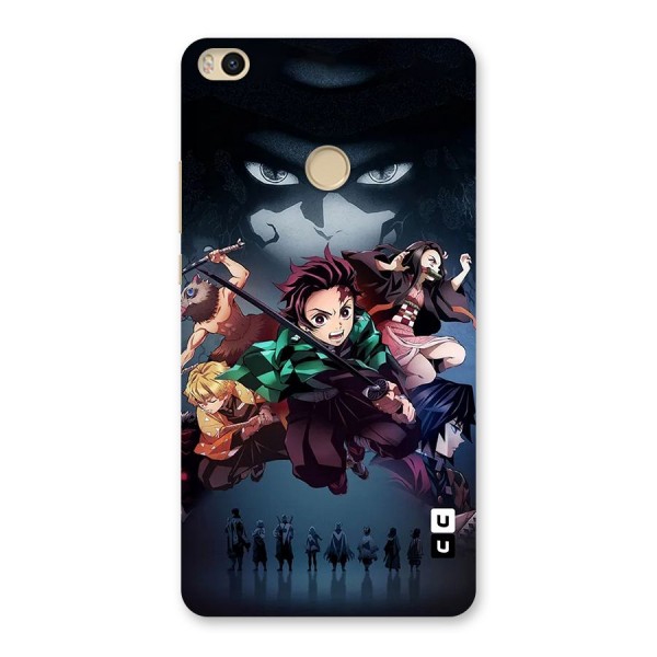 Team Demon Slayer Back Case for Mi Max 2