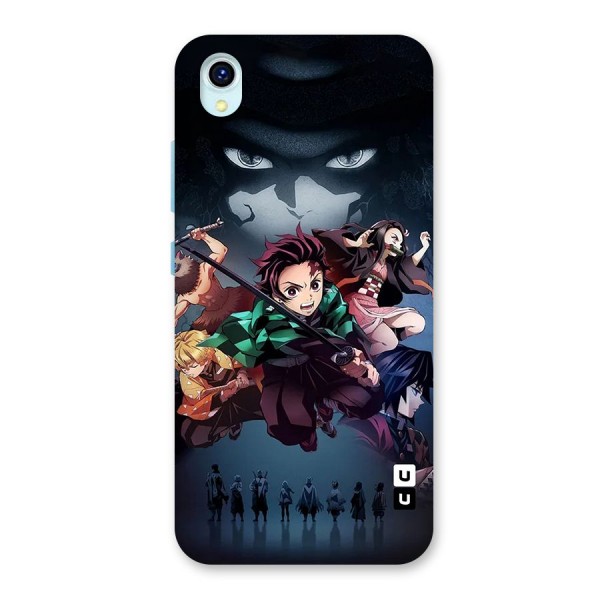 Team Demon Slayer Back Case for Vivo Y1s