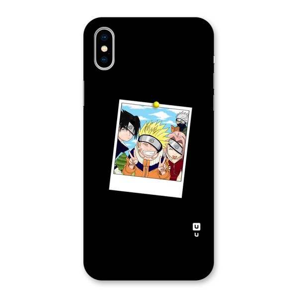 Team Kakashi Cute Back Case for iPhone X