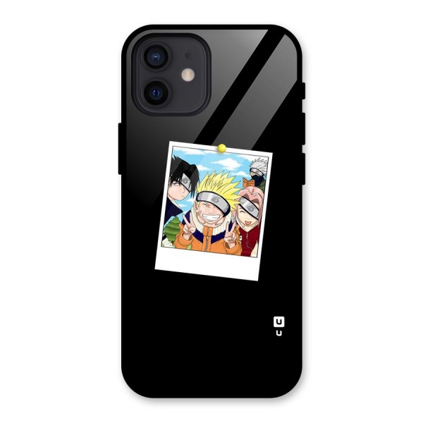 Team Kakashi Cute Glass Back Case for iPhone 12