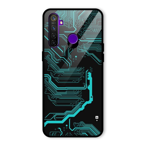 Tech Art Glass Back Case for Realme 5 Pro