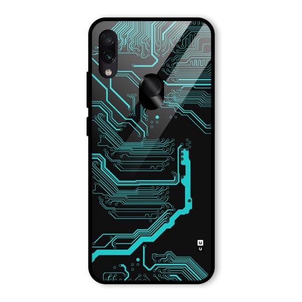 Tech Art Glass Back Case for Redmi Note 7S