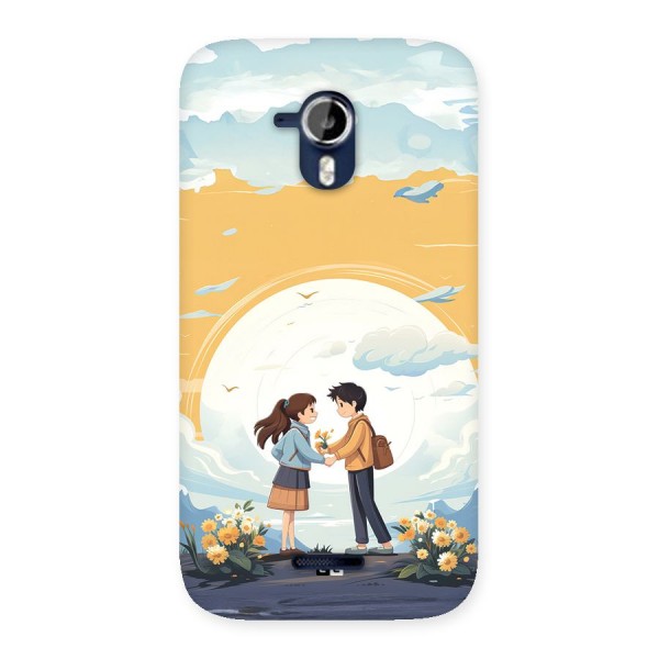 Teenage Anime Couple Back Case for Canvas Magnus A117