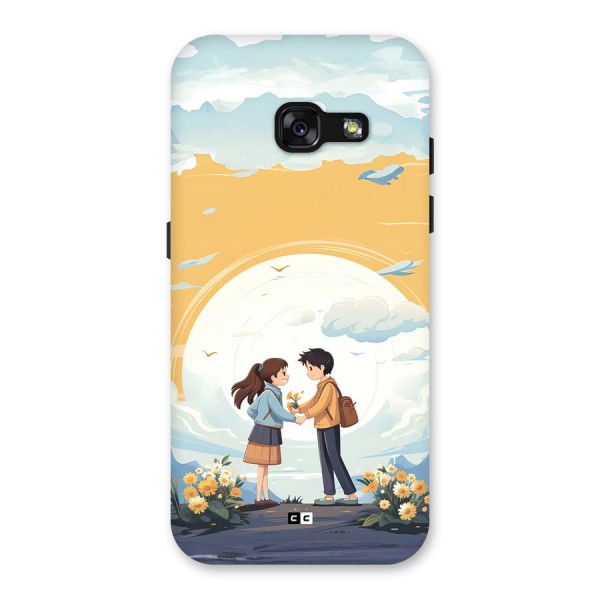 Teenage Anime Couple Back Case for Galaxy A3 (2017)