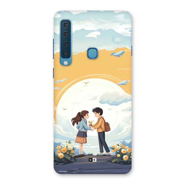Teenage Anime Couple Back Case for Galaxy A9 (2018)