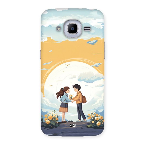 Teenage Anime Couple Back Case for Galaxy J2 2016