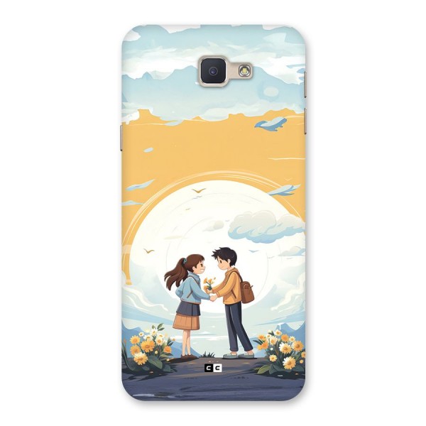 Teenage Anime Couple Back Case for Galaxy J5 Prime