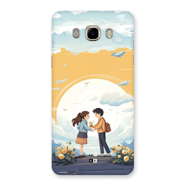 Teenage Anime Couple Back Case for Galaxy J7 2016