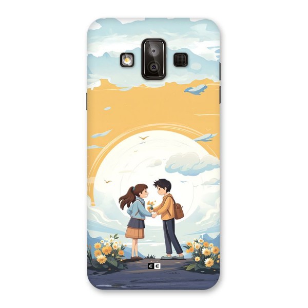 Teenage Anime Couple Back Case for Galaxy J7 Duo