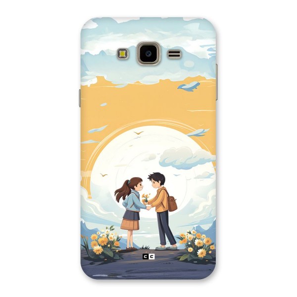 Teenage Anime Couple Back Case for Galaxy J7 Nxt