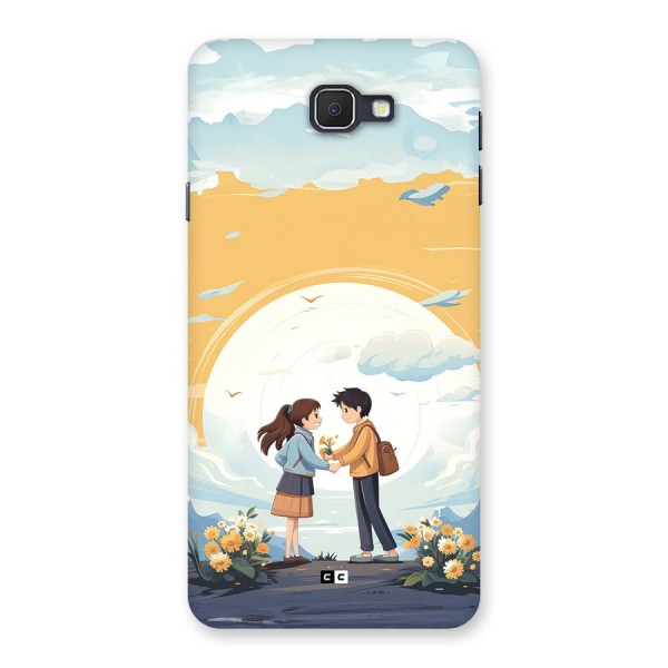 Teenage Anime Couple Back Case for Galaxy J7 Prime