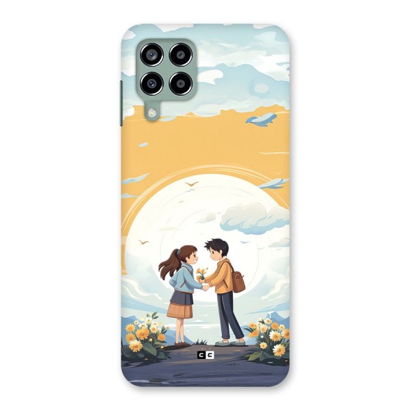 Teenage Anime Couple Back Case for Galaxy M33