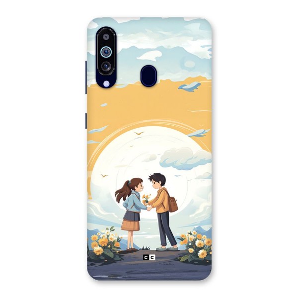 Teenage Anime Couple Back Case for Galaxy M40