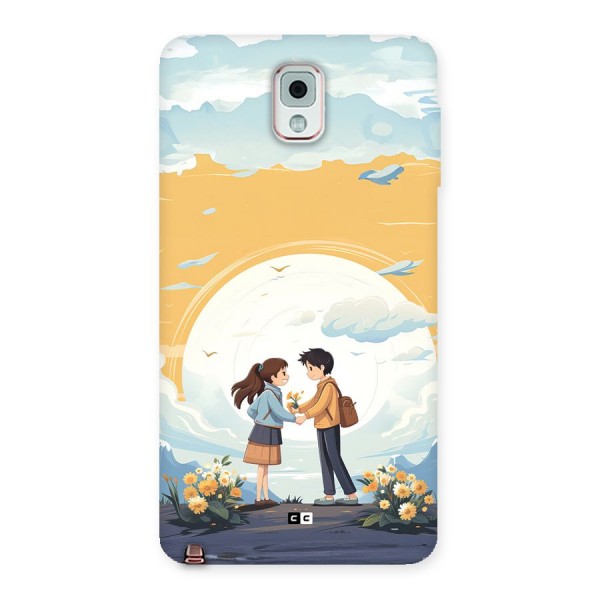 Teenage Anime Couple Back Case for Galaxy Note 3