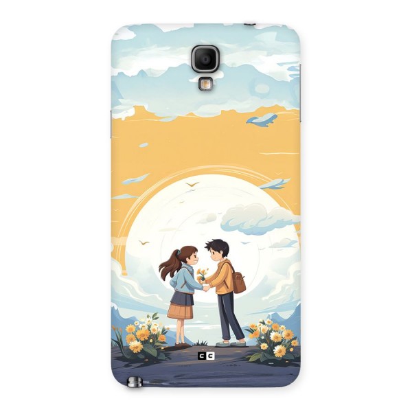 Teenage Anime Couple Back Case for Galaxy Note 3 Neo