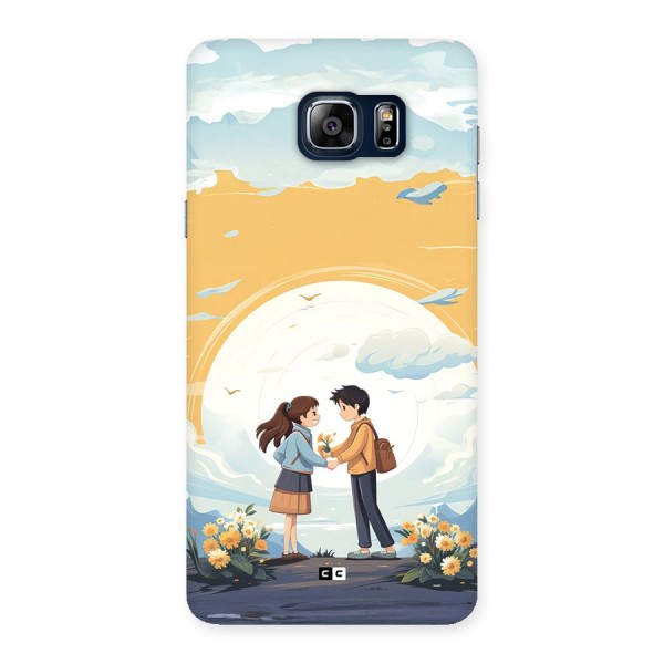 Teenage Anime Couple Back Case for Galaxy Note 5