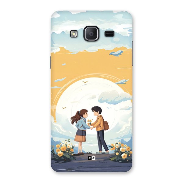Teenage Anime Couple Back Case for Galaxy On7 2015