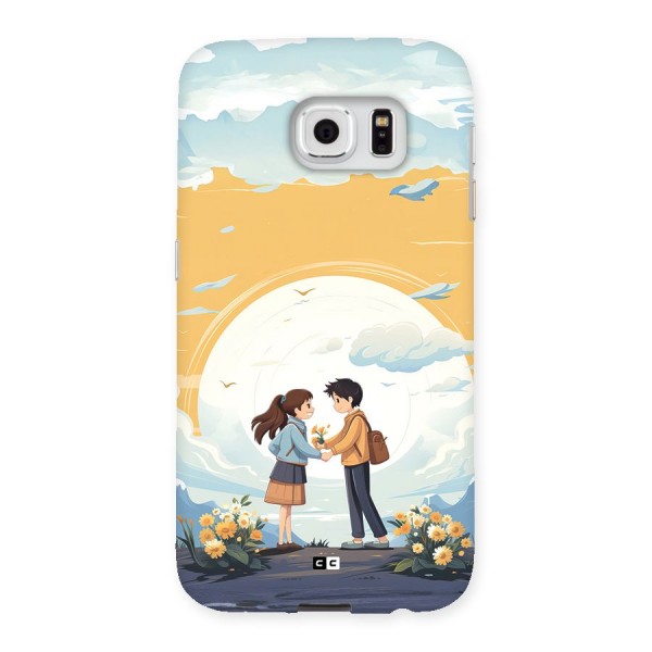 Teenage Anime Couple Back Case for Galaxy S6