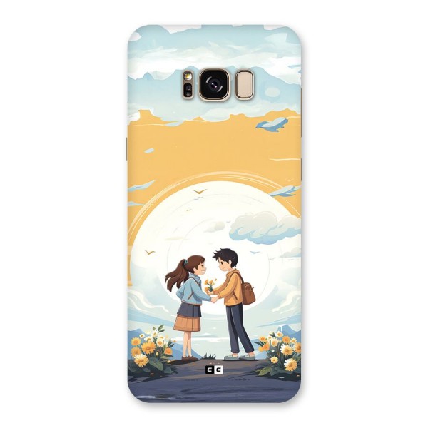 Teenage Anime Couple Back Case for Galaxy S8 Plus