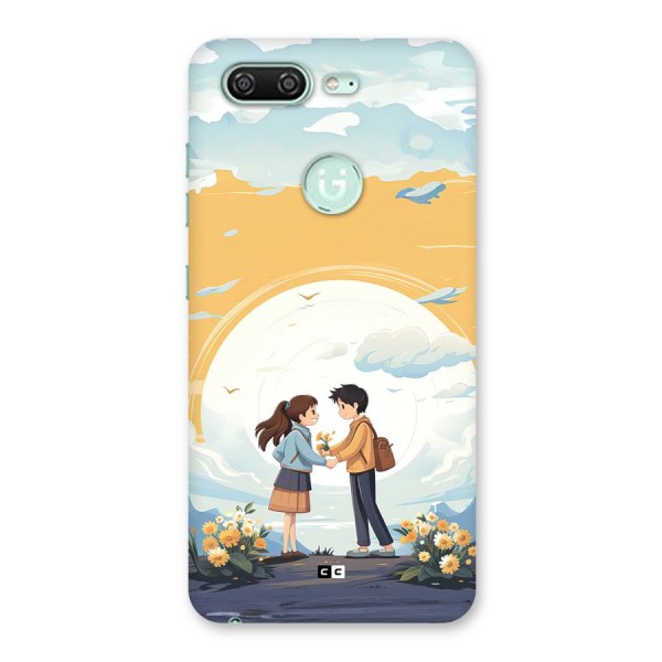 Teenage Anime Couple Back Case for Gionee S10