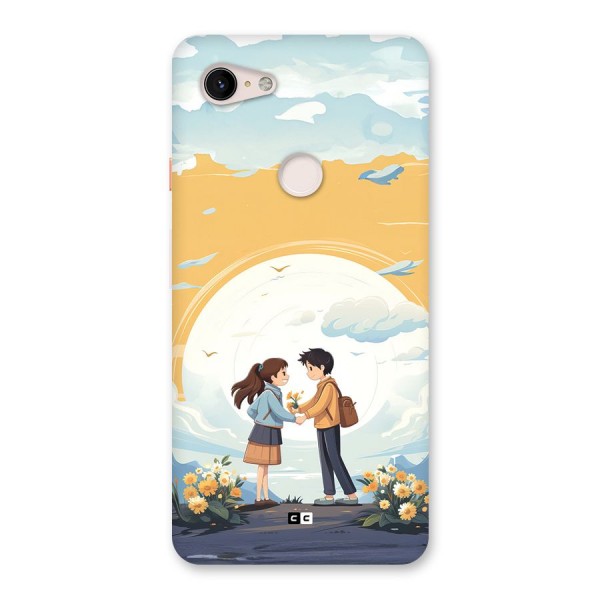 Teenage Anime Couple Back Case for Google Pixel 3 XL