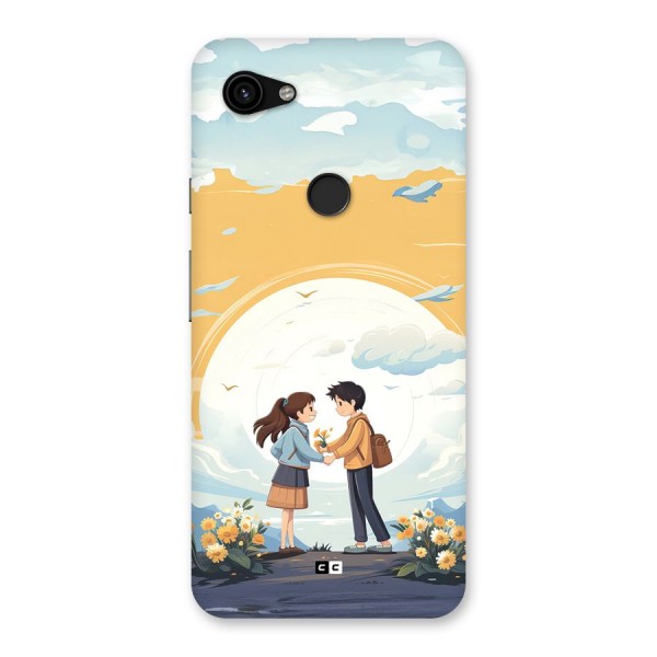 Teenage Anime Couple Back Case for Google Pixel 3a XL