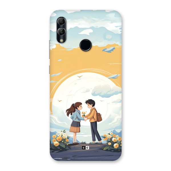 Teenage Anime Couple Back Case for Honor 10 Lite