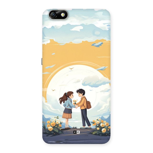 Teenage Anime Couple Back Case for Honor 4X