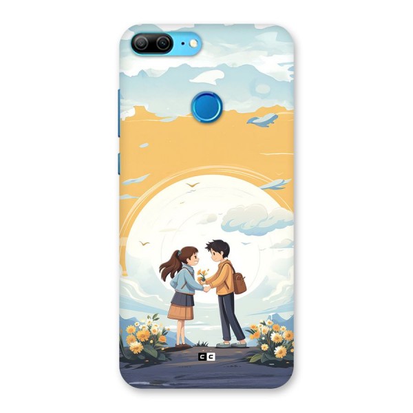 Teenage Anime Couple Back Case for Honor 9 Lite