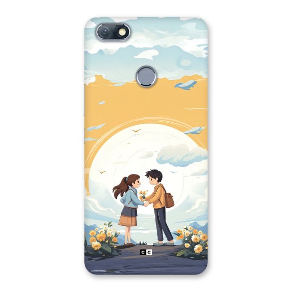 Teenage Anime Couple Back Case for Infinix Note 5