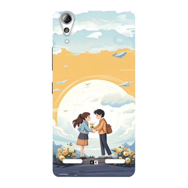 Teenage Anime Couple Back Case for Lenovo A6000 Plus
