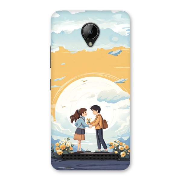 Teenage Anime Couple Back Case for Lenovo C2