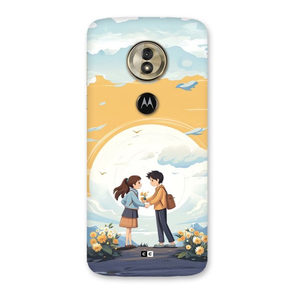 Teenage Anime Couple Back Case for Moto G6 Play