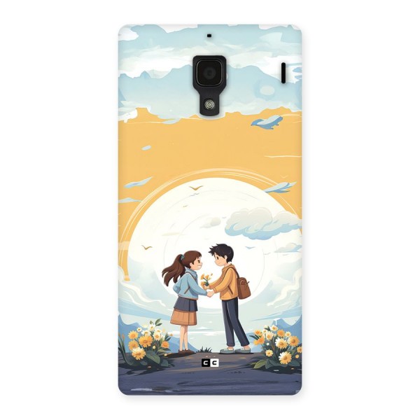Teenage Anime Couple Back Case for Redmi 1s