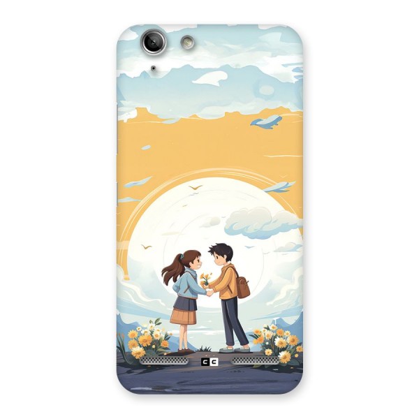 Teenage Anime Couple Back Case for Vibe K5 Plus