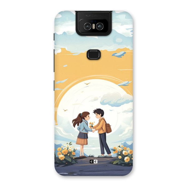 Teenage Anime Couple Back Case for Zenfone 6z