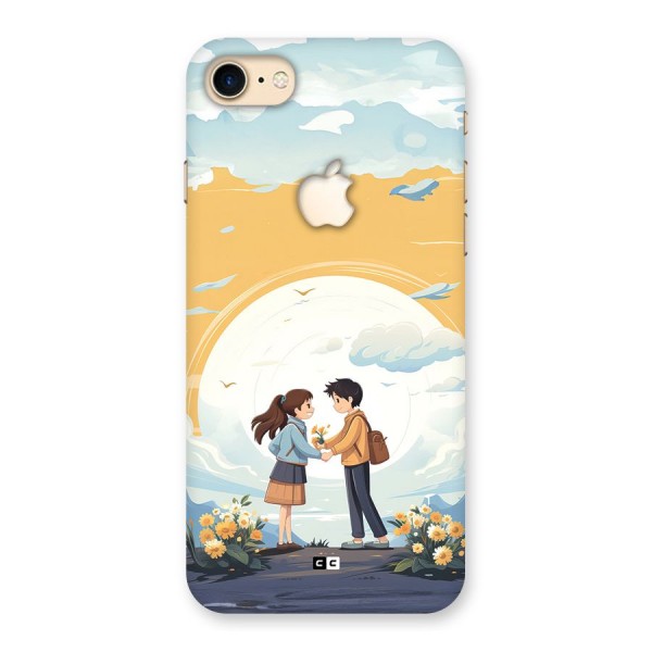Teenage Anime Couple Back Case for iPhone 7 Apple Cut