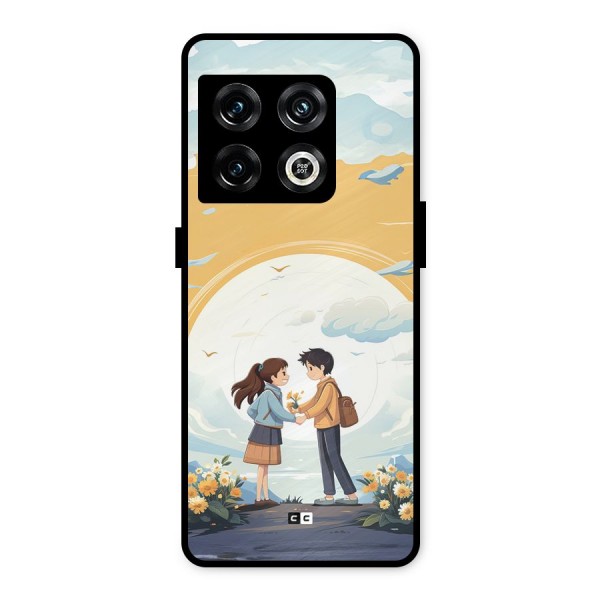 Teenage Anime Couple Metal Back Case for OnePlus 10 Pro 5G