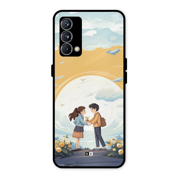 Teenage Anime Couple Metal Back Case for Realme GT Master Edition