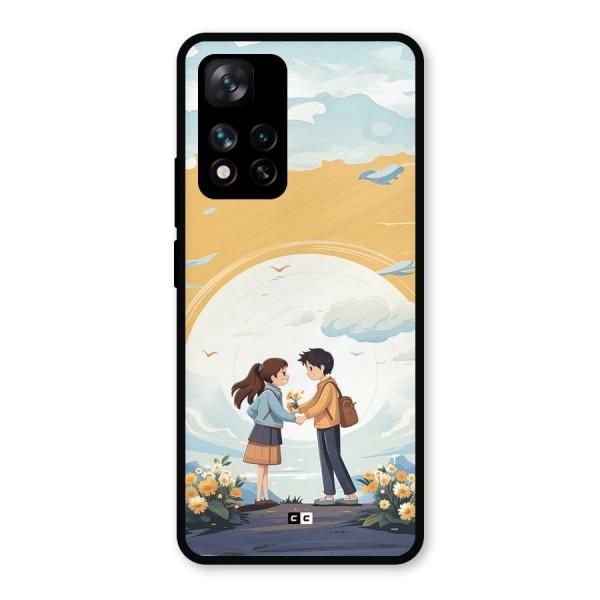 Teenage Anime Couple Metal Back Case for Xiaomi 11i Hypercharge 5G