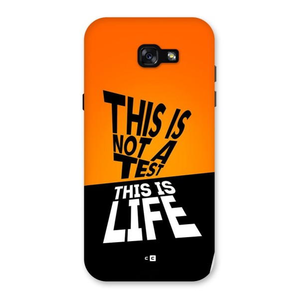 Test Life Back Case for Galaxy A7 (2017)