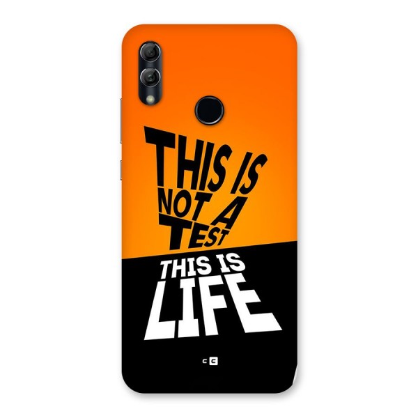 Test Life Back Case for Honor 10 Lite