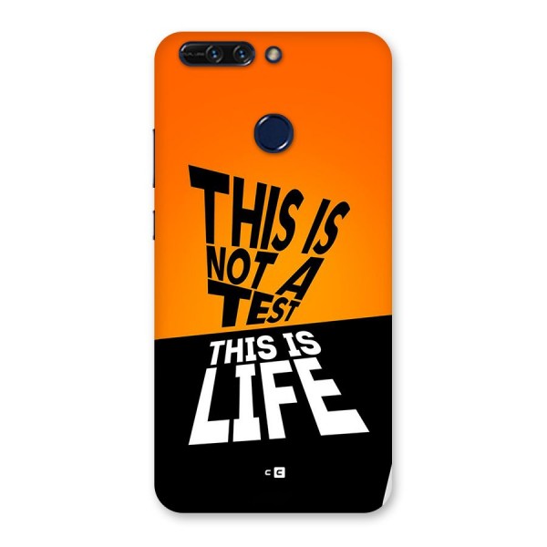 Test Life Back Case for Honor 8 Pro