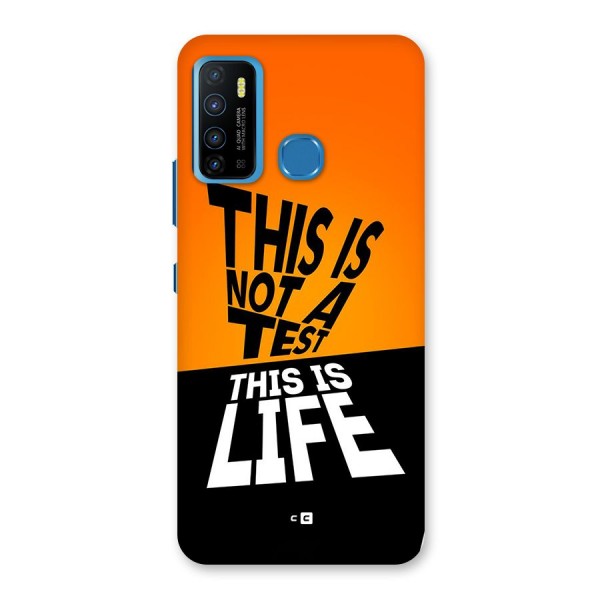 Test Life Back Case for Infinix Hot 9