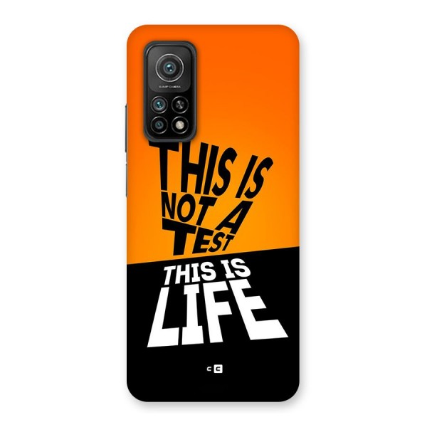 Test Life Back Case for Mi 10T 5G