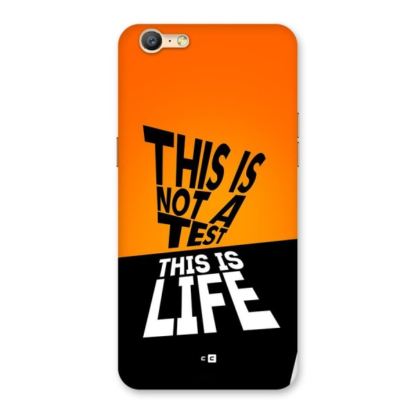 Test Life Back Case for Oppo A39