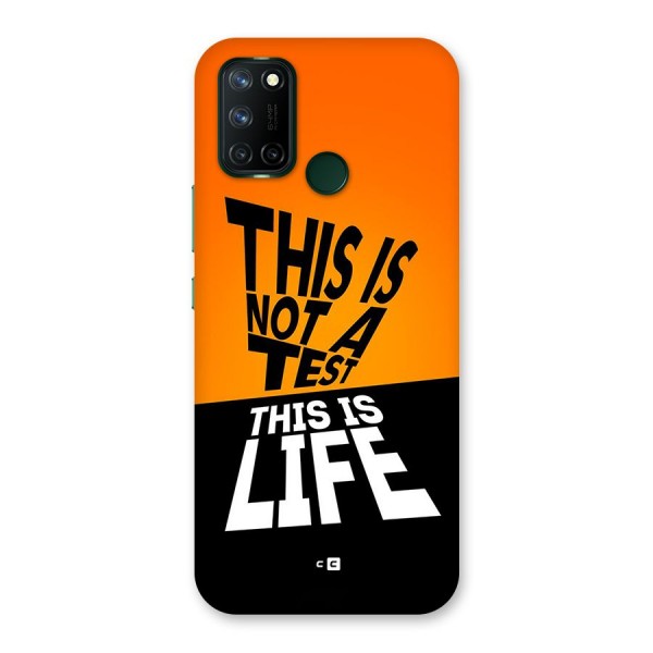 Test Life Back Case for Realme C17