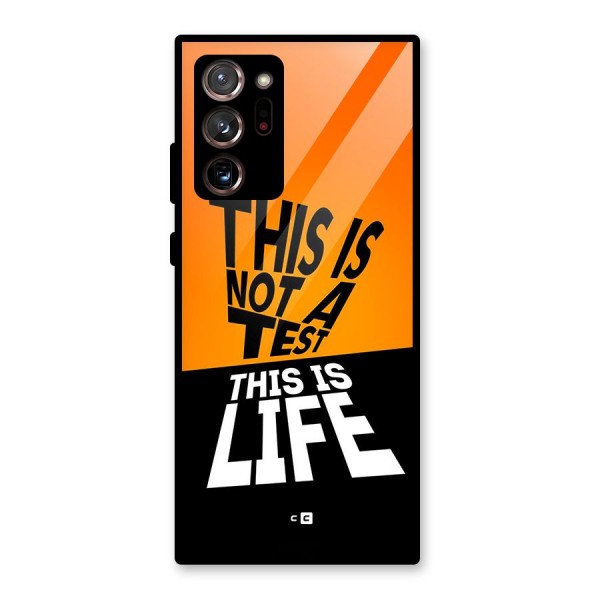 Test Life Glass Back Case for Galaxy Note 20 Ultra 5G