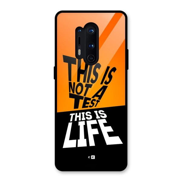 Test Life Glass Back Case for OnePlus 8 Pro
