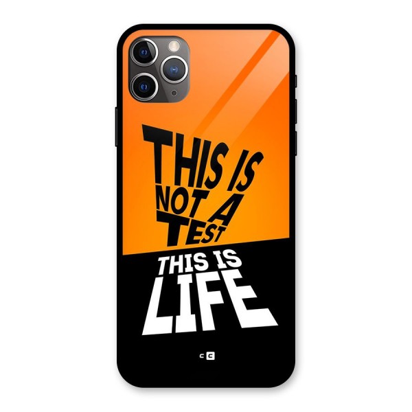Test Life Glass Back Case for iPhone 11 Pro Max